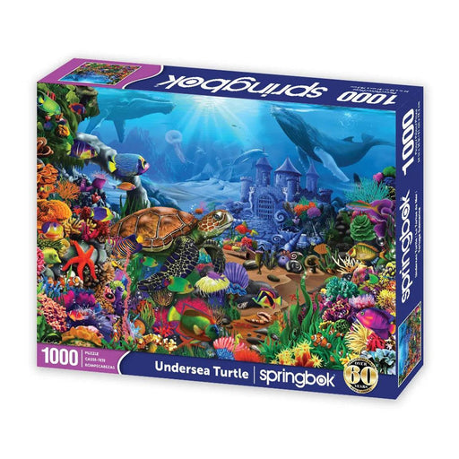 Undersea Turtle 1000 Piece Jigsaw Puzzle Springbok - for just $19.99! 