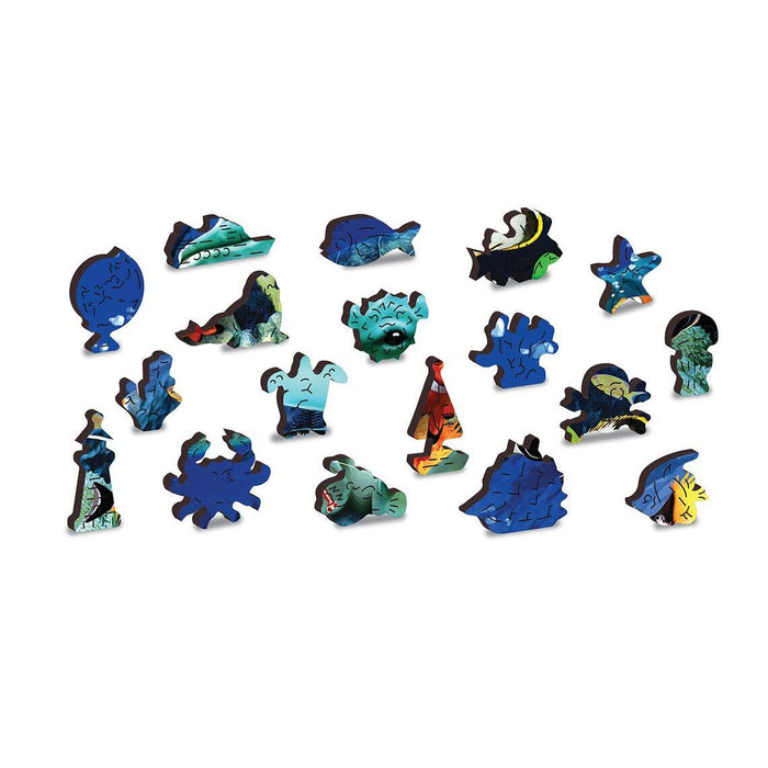 Underwater Adventures 400 Piece Wood Jigsaw Puzzle Wooden City - for just $24.99! 