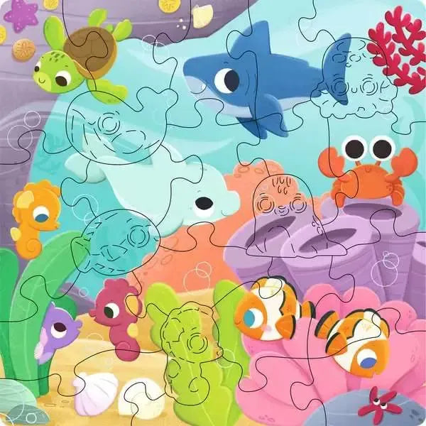 Underwater Friends 22 Piece Wooden Jigsaw Puzzle Ravensburger - for just $19.99! 