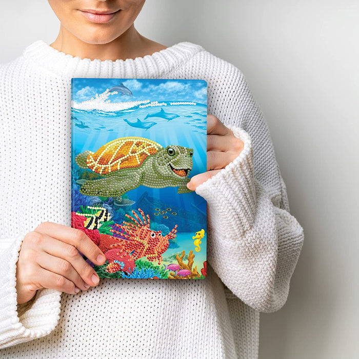 Underwater Turtle Crystal Art Notebook Kit Craft Buddy - for just $15.99! 