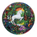 Unicorn Garden 500 Piece Round Jigsaw Puzzle eeBoo - for just $26.99! 
