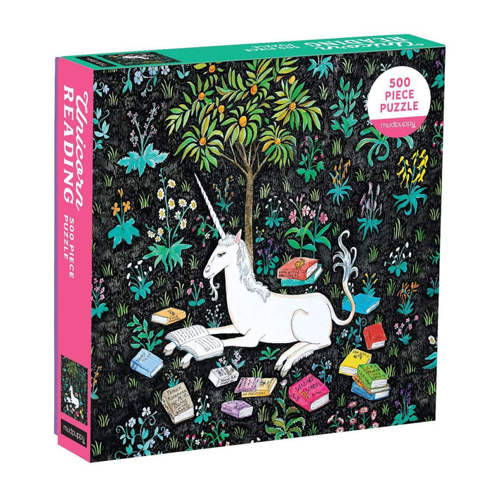 Unicorn Reading 500 Piece Jigsaw Puzzle Mudpuppy - for just $17.99! 