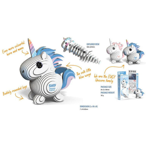 Unicorn Sky 3D Cardboard Model Kit Eugy - for just $11.99! 