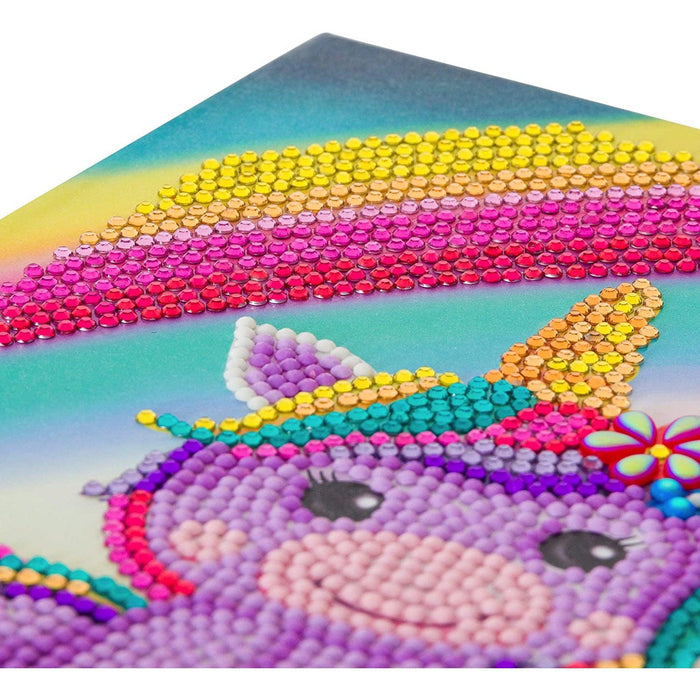 Unicorn Smile Crystal Art Notebook Kit Craft Buddy - for just $15.99! 