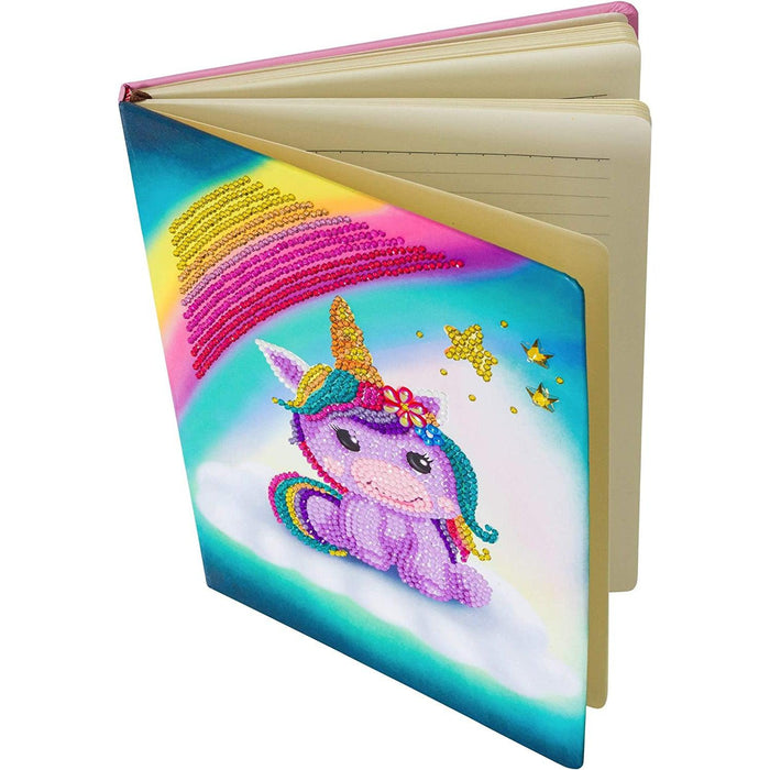 Unicorn Smile Crystal Art Notebook Kit Craft Buddy - for just $15.99! 