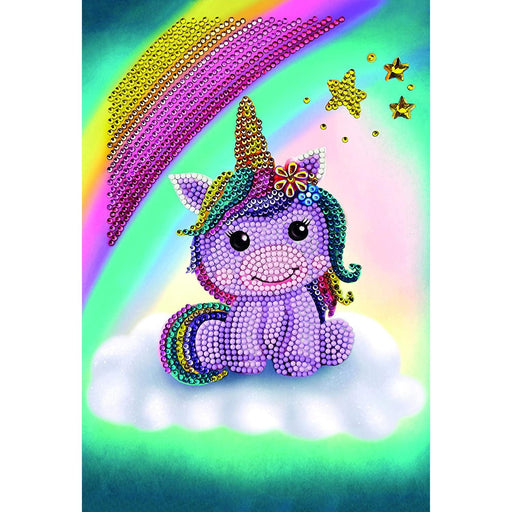 Unicorn Smile Crystal Art Notebook Kit Craft Buddy - for just $15.99! 