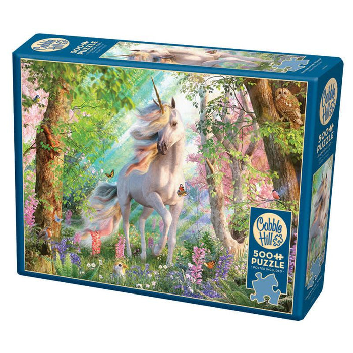 Unicorn in the Woods 500 Piece Jigsaw Puzzle Cobble Hill - for just $17.99! 