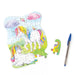 Unicorns 25 Piece Mini Shaped Jigsaw Puzzle Paper House - for just $7.99! 