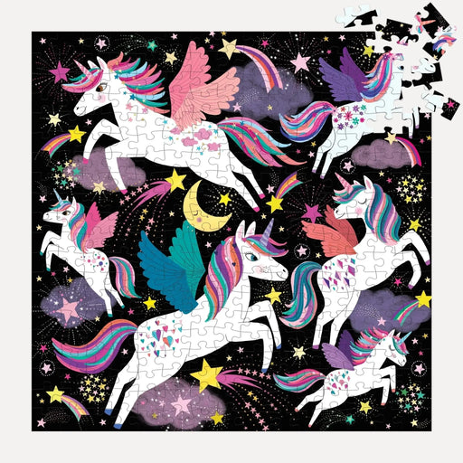 Unicorns Illuminated 300 Piece Glow in the Dark Jigsaw Puzzle Mudpuppy - for just $15.99! 
