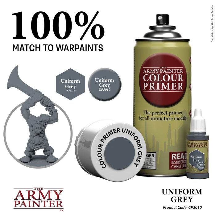 Army Painter Colour Primer: Uniform Grey - for just $17.99! 