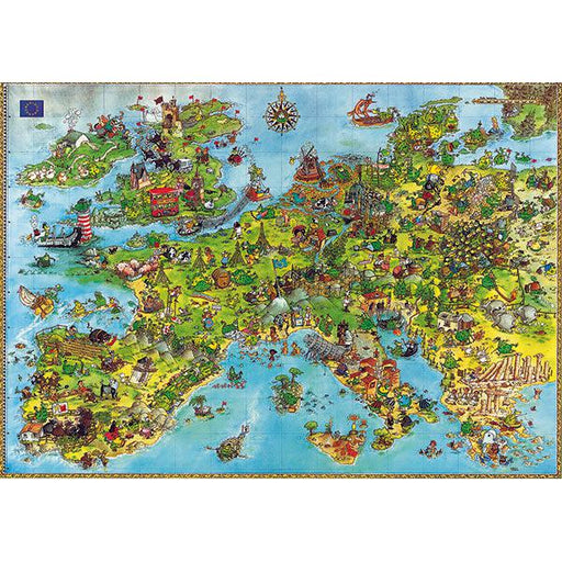 United Dragons of Europe 4000 Piece Jigsaw Puzzle Heye - for just $84.99! 