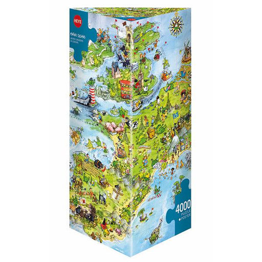 United Dragons of Europe 4000 Piece Jigsaw Puzzle Heye - for just $84.99! 