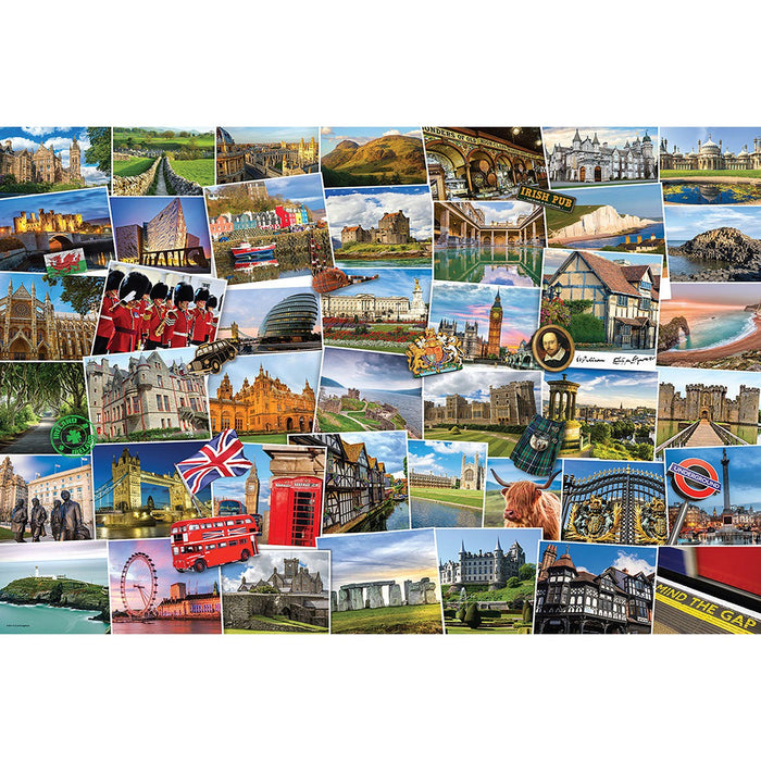United Kingdom Globetrotter 1000 Piece Jigsaw Puzzle Eurographics - for just $19.99! 
