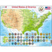 United States of America Map 90 Piece Tray Jigsaw Puzzle Larsen - for just $11.99! 