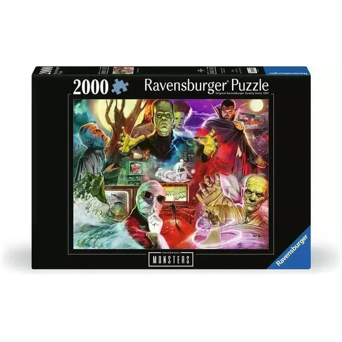 Universal Classic Movie Monsters 2000 Piece Jigsaw Puzzle Ravensburger - for just $44.99! 