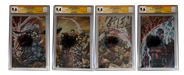 [TRIPLE SIGNED CGC YELLOW LABEL 4 PACK FOIL] X-Men 1991 #1 Facsimile Jim Lee | Claremont |  Williams Cover Var [Set #2] - for just $900! 
