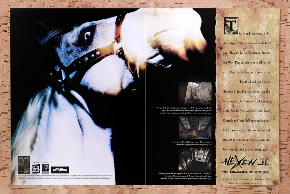 1997 Hexen II PC Original Ad v1 - for just $21.49! 