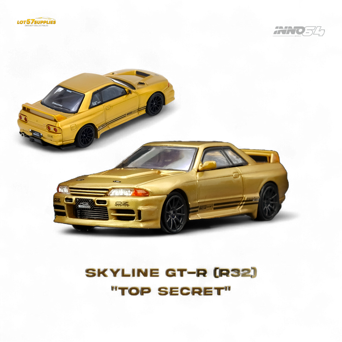 INNO64 Top Secret BNR32 GT-R 650R Gold 1:64 - for just $32.99! 