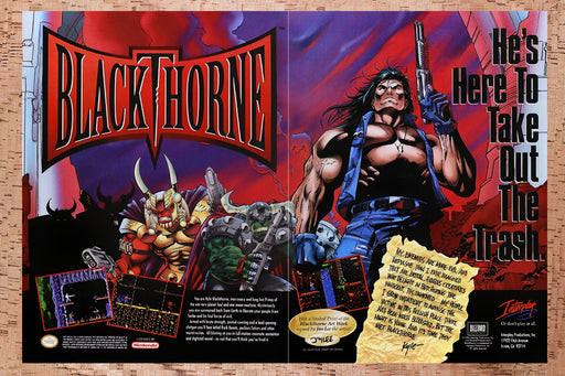 1994 Blackthorne SNES Original Ad v1 - for just $21.49! 