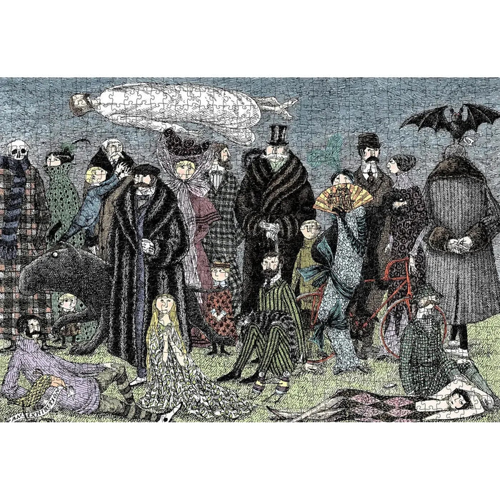 Untitled by Edward Gorey 1000 Piece Jigsaw Puzzle Pomegranate - for just $24.99! 
