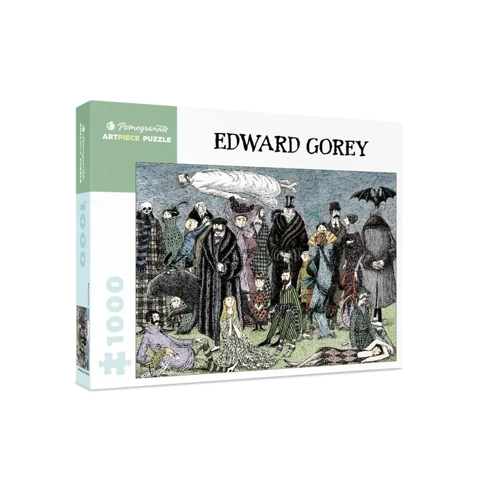 Untitled by Edward Gorey 1000 Piece Jigsaw Puzzle Pomegranate - for just $24.99! 
