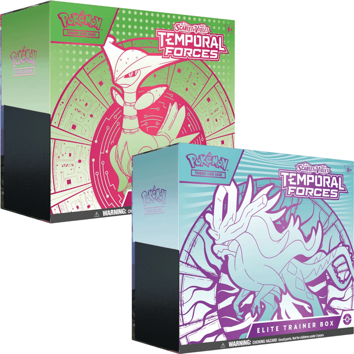 Scarlet & Violet: Temporal Forces - Elite Trainer Box (Set of 2) - for just $71.95! 