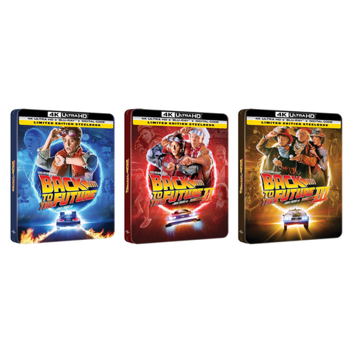 Back to the Future - Limited Edition 40th Anniversary Complete Steelbook Collection (4K Ultra HD + Blu-ray + Digital) - for just $169.99! 