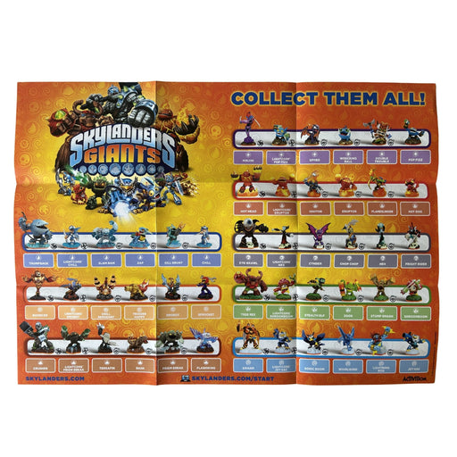 Skylanders Giants Starter Pack Poster - for just $15! 