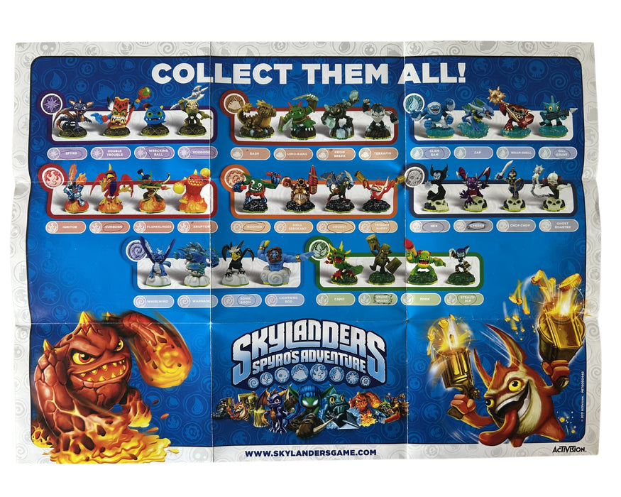 Skylanders Spyro's Adventure Starter Pack Poster - for just $15! 