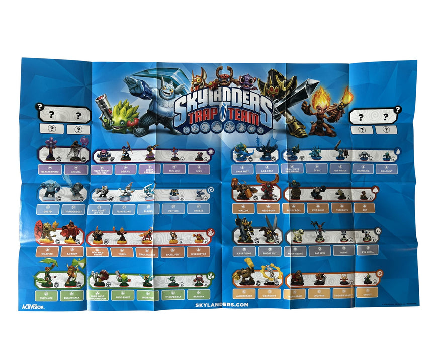Skylanders Trap Team 3DS Poster - for just $20! 