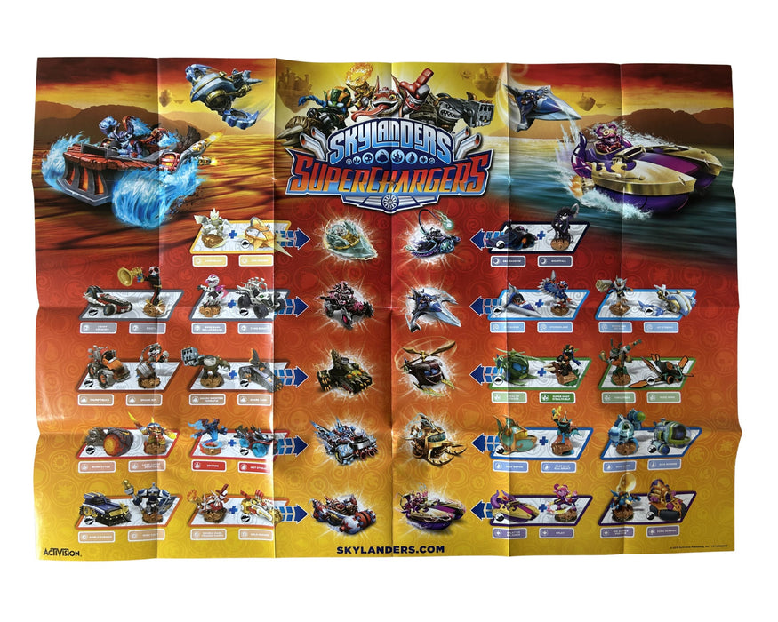 Skylanders SuperChargers 3DS Poster - for just $18! 