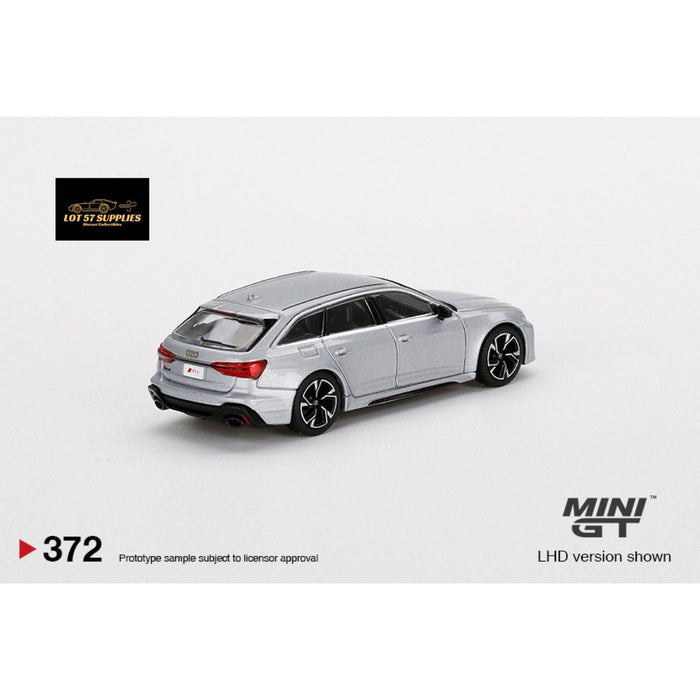 Mini-GT Audi RS 6 Avant Carbon Black Edition Florett Silver Limited Edition 1:64 - Just $17.99! Shop now at Retro Gaming of Denver