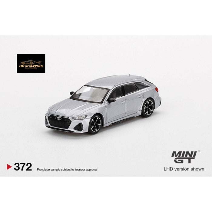 Mini-GT Audi RS 6 Avant Carbon Black Edition Florett Silver Limited Edition 1:64 - Just $17.99! Shop now at Retro Gaming of Denver