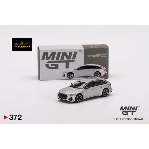 Mini-GT Audi RS 6 Avant Carbon Black Edition Florett Silver Limited Edition 1:64 - Premium Audi - Just $17.99! Shop now at Retro Gaming of Denver