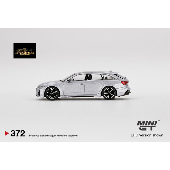 Mini-GT Audi RS 6 Avant Carbon Black Edition Florett Silver Limited Edition 1:64 - Premium Audi - Just $17.99! Shop now at Retro Gaming of Denver