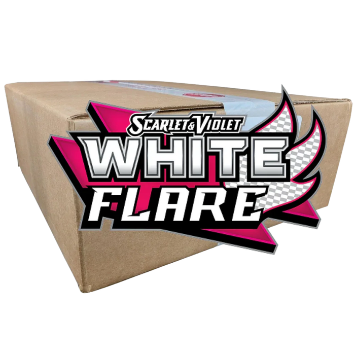 Scarlet & Violet: White Flare - Elite Trainer Box Case - for just $2000! 