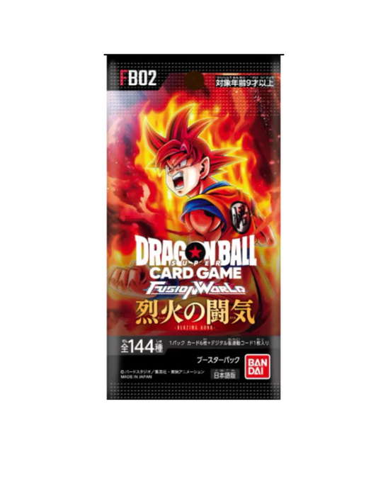 (Japanese) Dragon Ball Super Fusion World TCG: Blazing Aura FB02 Booster Box - for just $55! 
