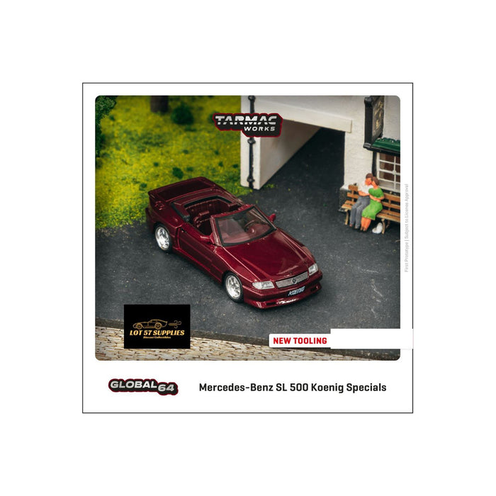 Tarmac Works Mercedes-Benz SL 500 Koenig Specials Bordeaux 1:64 - Premium F1 - Just $19.99! Shop now at Retro Gaming of Denver