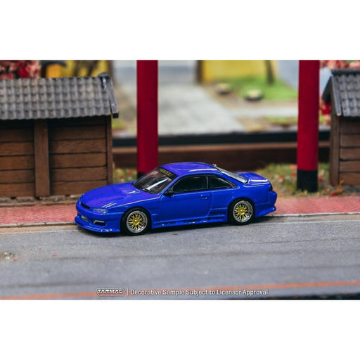 Tarmac Works Global64 VERTEX Silvia S14 Blue Metallic 1:64 - Premium Nissan - Just $17.99! Shop now at Retro Gaming of Denver