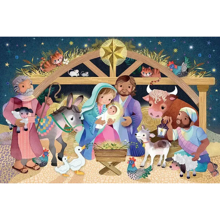 Unto Us 35 Piece Floor Jigsaw Puzzle Cobble Hill - for just $19.99! 