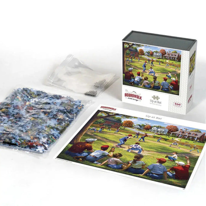 Up at Bat 500 Piece Jigsaw Puzzle Boardwalk - for just $21.99! 