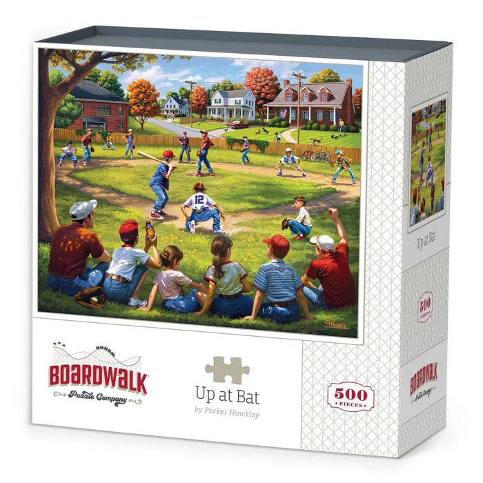 Up at Bat 500 Piece Jigsaw Puzzle Boardwalk - for just $21.99! 