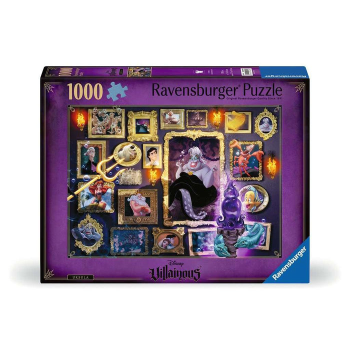 Ursula "Disney Villainous" 1000 Piece Jigsaw Puzzle Ravensburger - for just $29.99! 