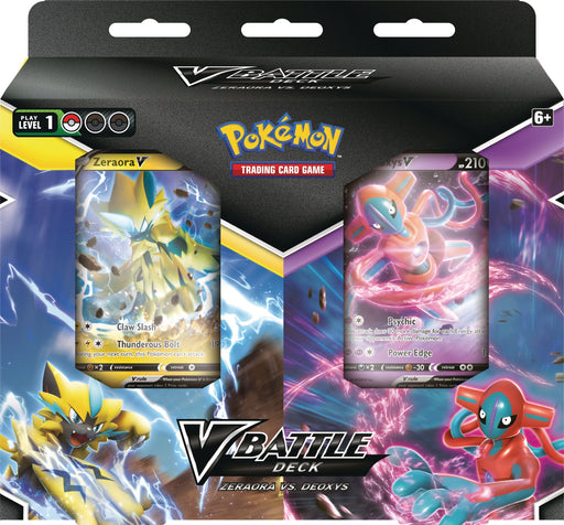 Pokemon: V Battle Deck - Zeraora vs. Deoxys Bundle - for just $29.99! 