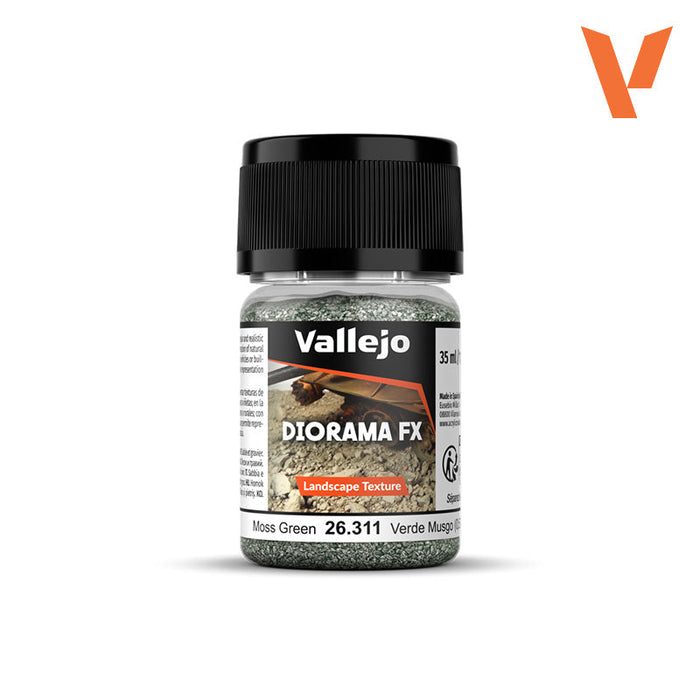 Vallejo Diorama FX: Landscape Texture - Moss Green - 0.5-2 mm - for just $5.49! 