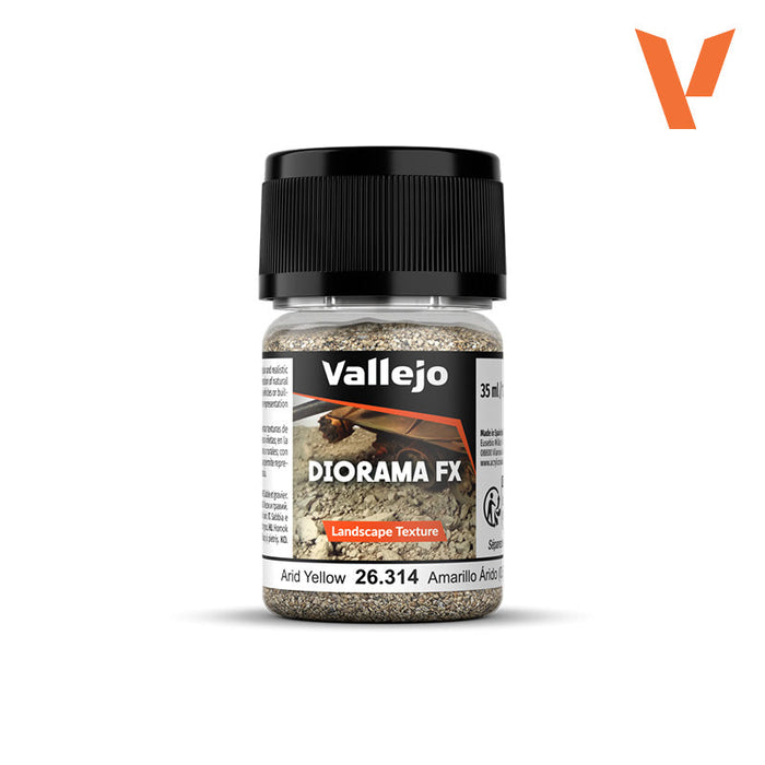 Vallejo Diorama FX: Landscape Texture - Arid Yellow - 0.5-2 mm - for just $5.49! 