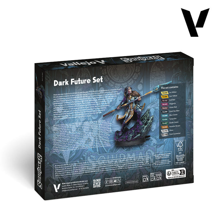 Vallejo Paint Sets: Squidmar Miniatures - Dark Future Set - for just $51.99! 