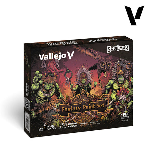 Vallejo Paint Sets: Squidmar Miniatures - Fantasy Paint Set - for just $51.99! 