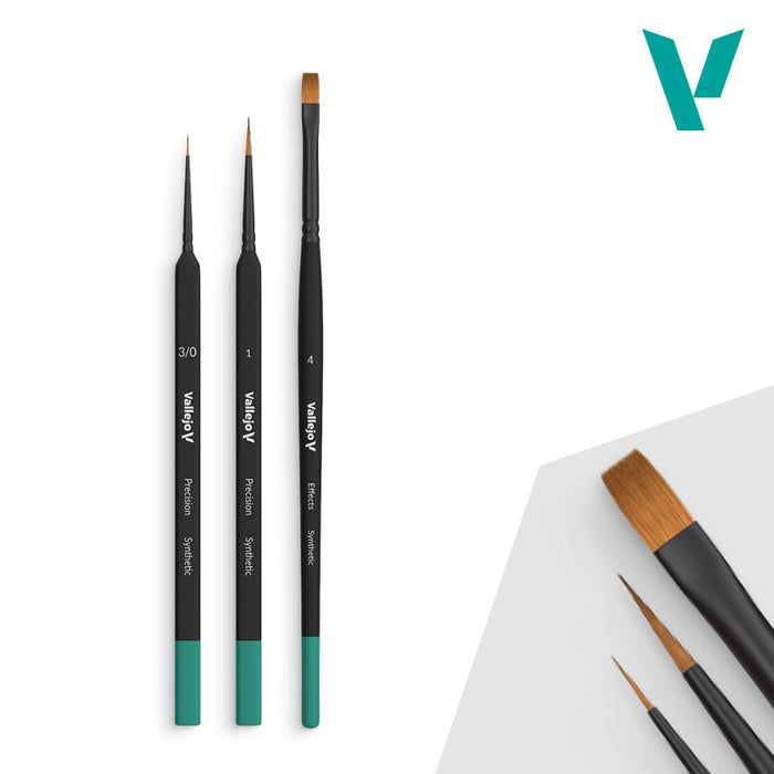 Vallejo Hobby Brushes: Synthetic - Starter Set - for just $16.99! 