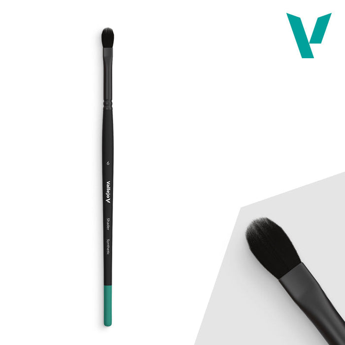 Vallejo Hobby Brushes: Shader - Synthetic - No. 6 - for just $6.49! 